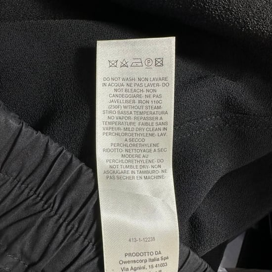 Rick Owens dragskobyxor i svart ull - Image 5