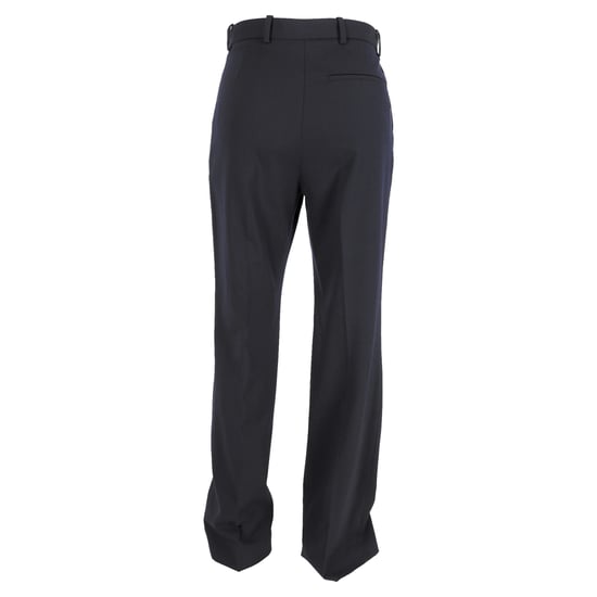 Lanvin rechte broek van wol in marineblauw. - Image 3
