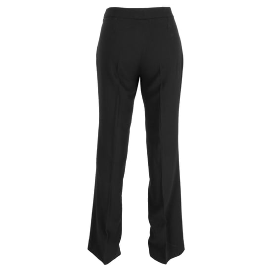 Alexander Mcqueen High-Rise Flared Trousers in Black Wool - Image 3