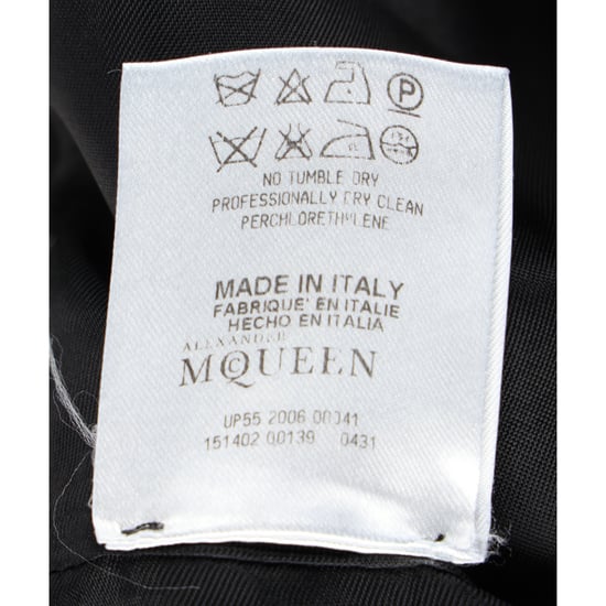 Alexander Mcqueen High-Rise Flared Trousers in Black Wool - Image 5