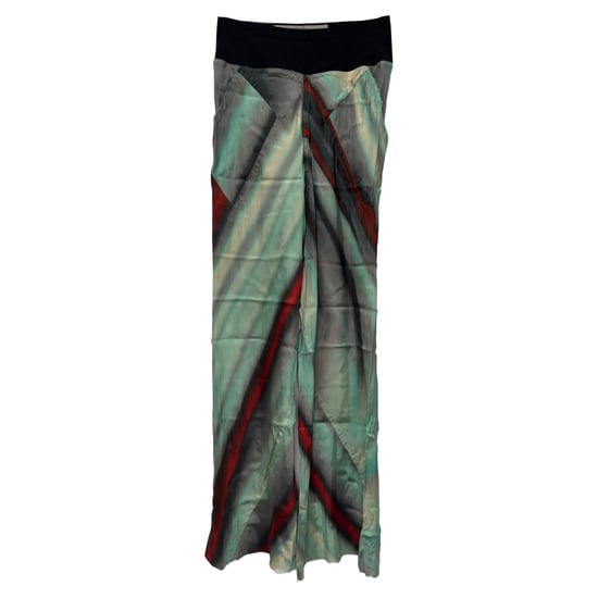 Rick Owens bedrukte rechte broek van veelkleurige viscose - Image 1
