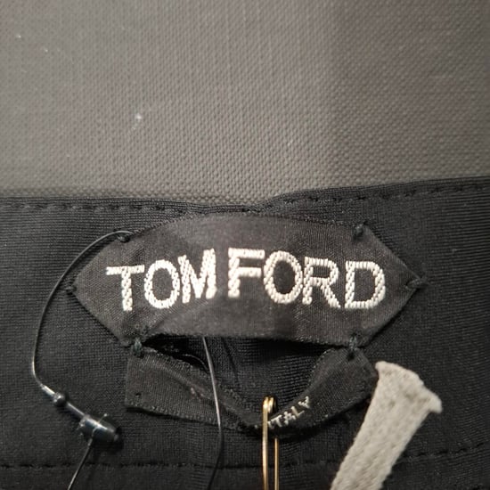 Tom Ford Raka Byxor i Svart Bomull - Image 3
