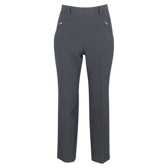 Maison Margiela Slim-Fit Cropped Trousers in Grey Polyester - Image 1