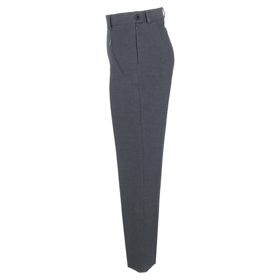 Maison Margiela Slim-Fit Cropped Trousers in Grey Polyester - Image 2