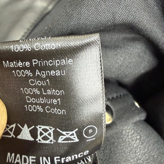 Isabel Marant Viamao Nitade Avsmalnande Byxor i Svart Läder - Image 5