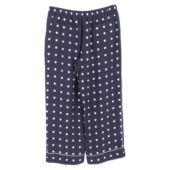 Valentino Garavani – Prickiga, korta pyjamasbyxor i marinblått siden - Image 1