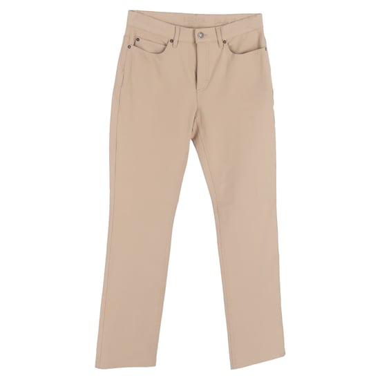 Escada raka jeans i beige bomullsdenim - Image 1