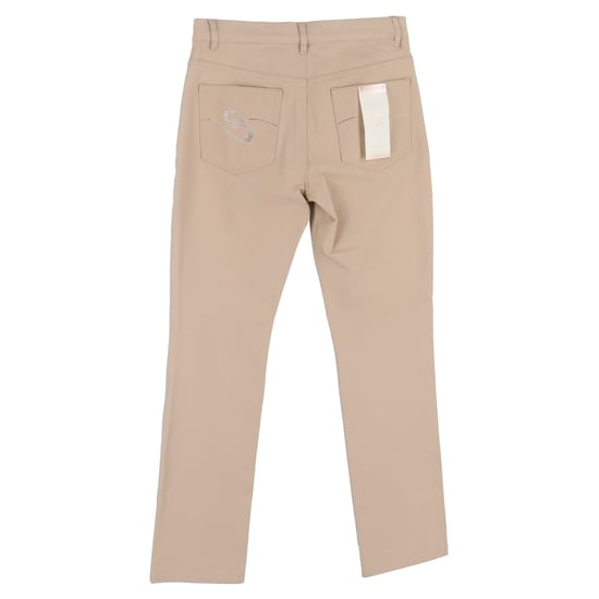 Escada raka jeans i beige bomullsdenim - Image 2