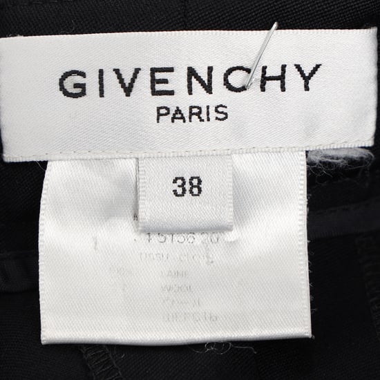 Givenchy hoge taille rechte broek van zwarte wol - Image 4