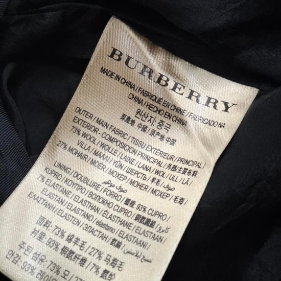 Burberry raka byxor i svart ull - Image 4