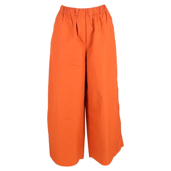 Max Mara Navigli Poplin Palazzobroek van oranje katoen - Image 1