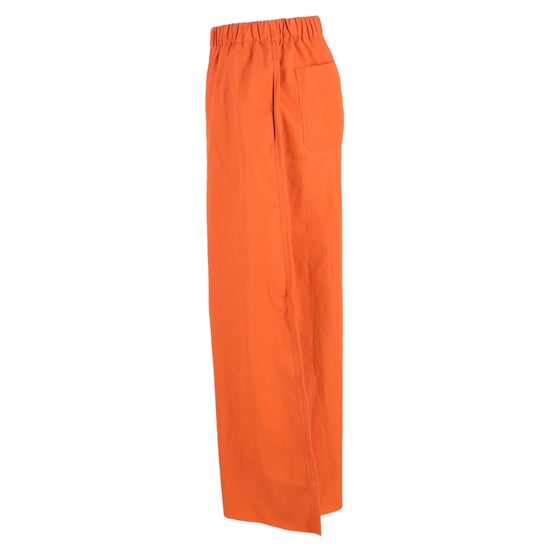 Max Mara Navigli Poplin Palazzobroek van oranje katoen - Image 2