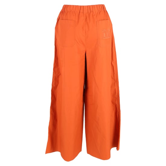 Max Mara Navigli Poplin Palazzobroek van oranje katoen - Image 3