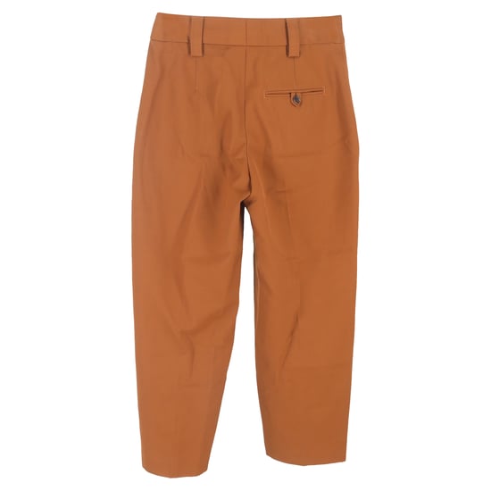 Acne Studios getailleerde broek met hoge taille in roestbruin polyester - Image 2