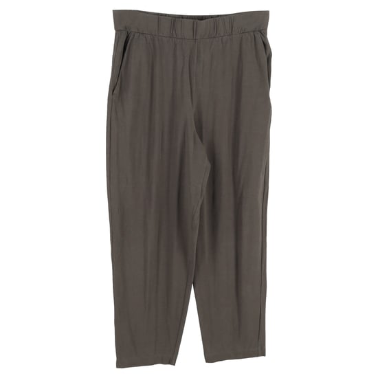 Max Mara Leisure Strumpebandsbyxor i grå bomull - Image 1