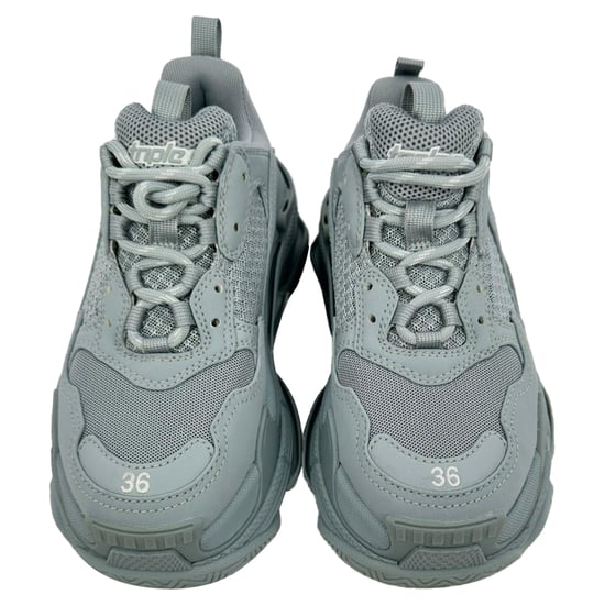 Balenciaga Triple S Sneakers in Light Blue Polyester - Image 4