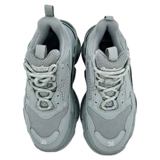 Balenciaga Triple S Sneakers in Light Blue Polyester - Image 5