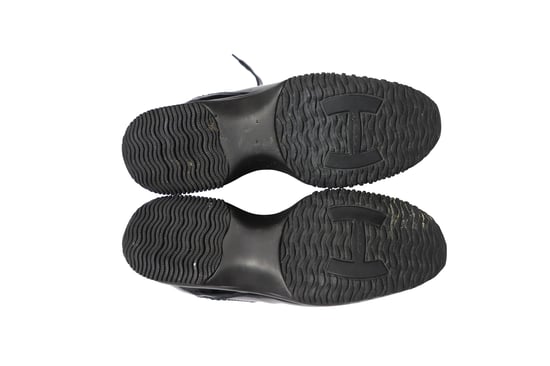 Hogan Interactive sneakers met studs in zwart lakleer - Image 5