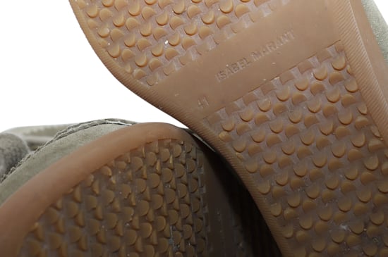 Isabel Marant Bobby Wedge Sneakers i Grön Mocka - Image 5