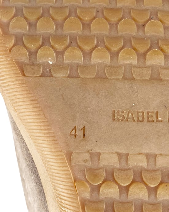 Isabel Marant Velvet Stainer Basket Boots i grå mocka - Image 6