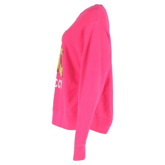 Gucci broderad nallebjörnströja i rosa bomull - Image 2
