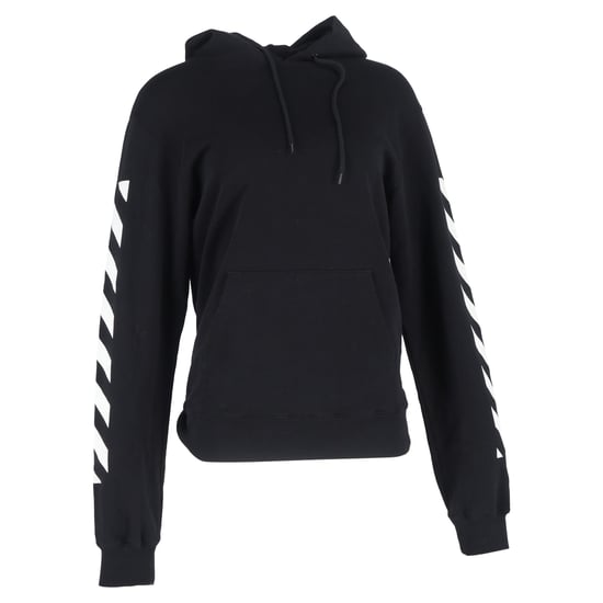 Off-White Diag Arrow Slim Hoodie in zwart katoen - Image 1