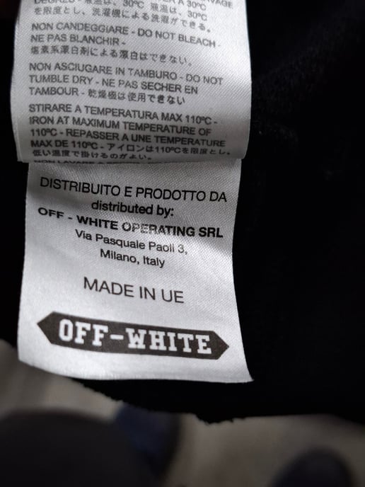 Off-White Diag Arrow Slim Hoodie in zwart katoen - Image 6