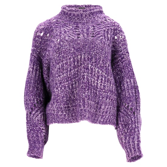 Isabel Marant Jarren Turtleneck-tröja i lila mohair - Image 1