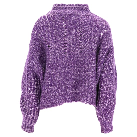 Isabel Marant Jarren Turtleneck-tröja i lila mohair - Image 3