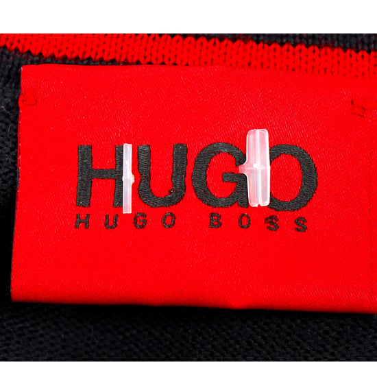 Hugo Boss-tröja i marinblå ull - Image 4
