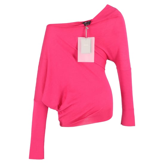 Tom Ford – Asymmetrisk tröja med en axel i rosa kashmir - Image 3