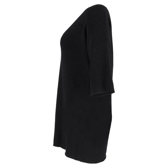 Joseph gebreide V-hals trui in zwart lurex - Image 2