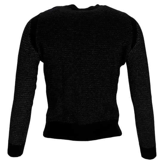 A.P.C. Glittrig knappprydd tröja i svart merinoull - Image 3
