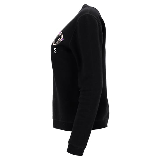 Kenzo Rundhalsad Tröja Med Broderad Logotyp I Svart Bomull - Image 2