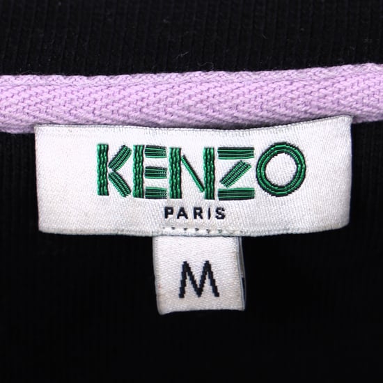 Kenzo Rundhalsad Tröja Med Broderad Logotyp I Svart Bomull - Image 4