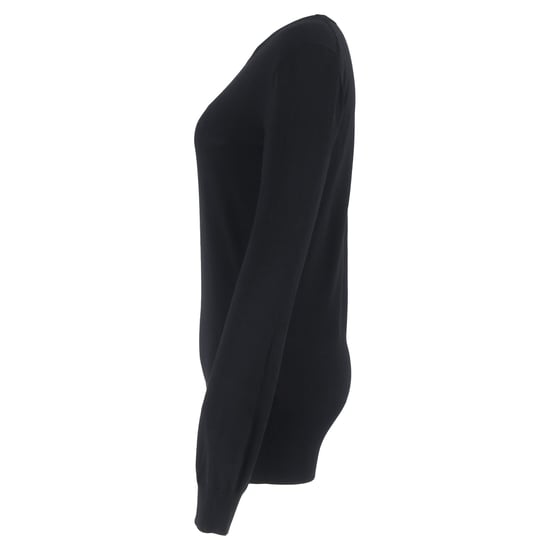 Jil Sander Plain Crewneck Sweater in Black Wool - Image 2