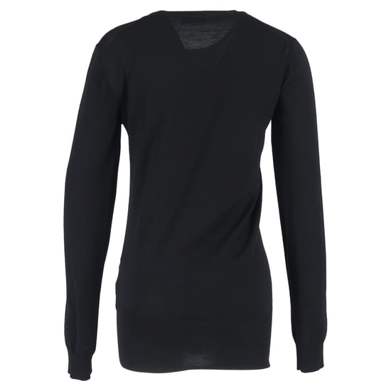 Jil Sander Plain Crewneck Sweater in Black Wool - Image 3