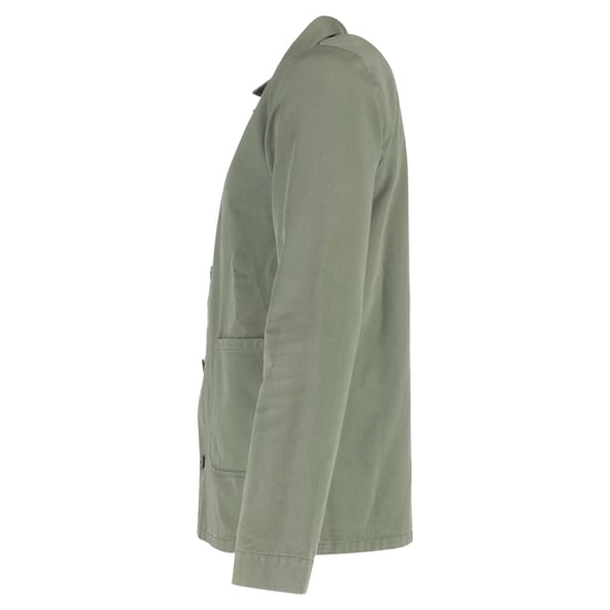 A.P.C. Jacka med knappar och fickor i grön bomull - Image 2