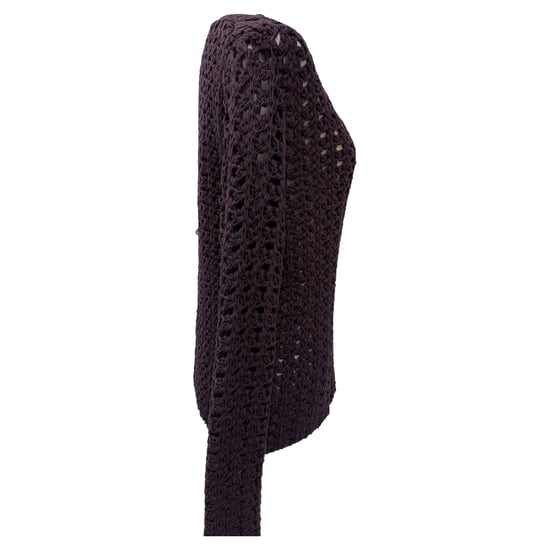 Gucci Crochet Knitted Sweater in Purple Cotton - Image 2
