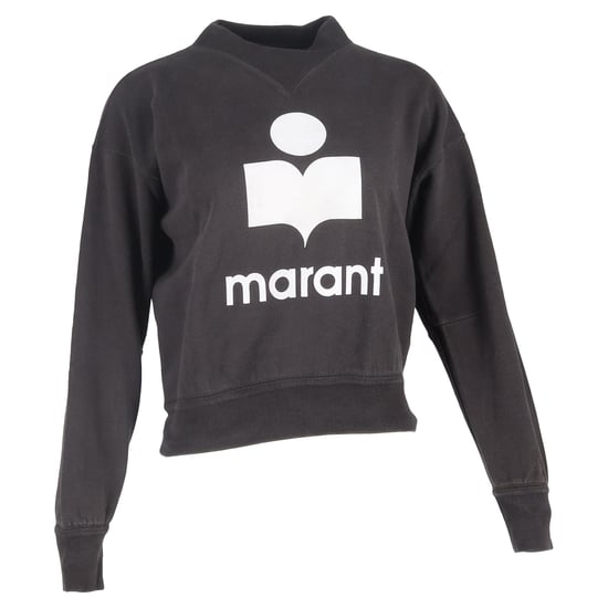 Isabel Marant Etoile trui met logo-print in zwart katoen - Image 1