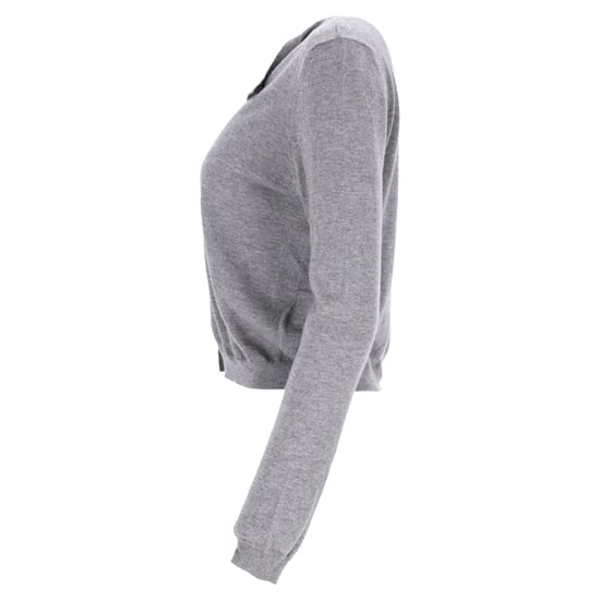 RED Valentino vest met strik in grijze wol - Image 2