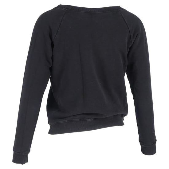 Saint Laurent sweatshirt met scheuren en kettingdetails in zwart katoen - Image 3