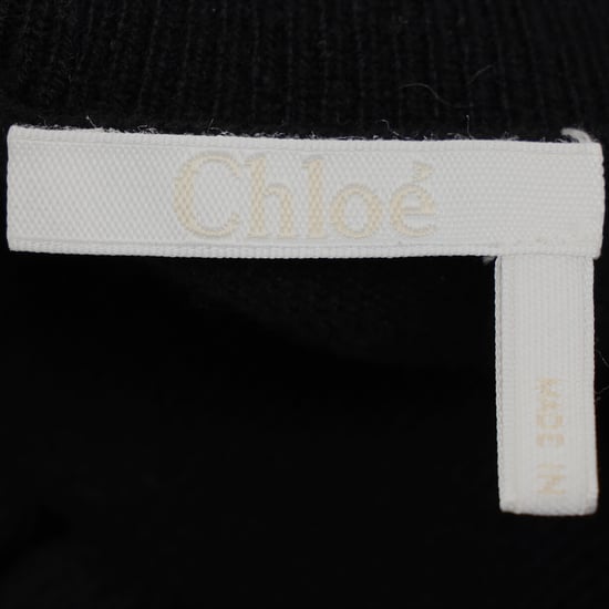 Chloé Volangtröja med Halvlång Ärm i Svart Kashmir - Image 4