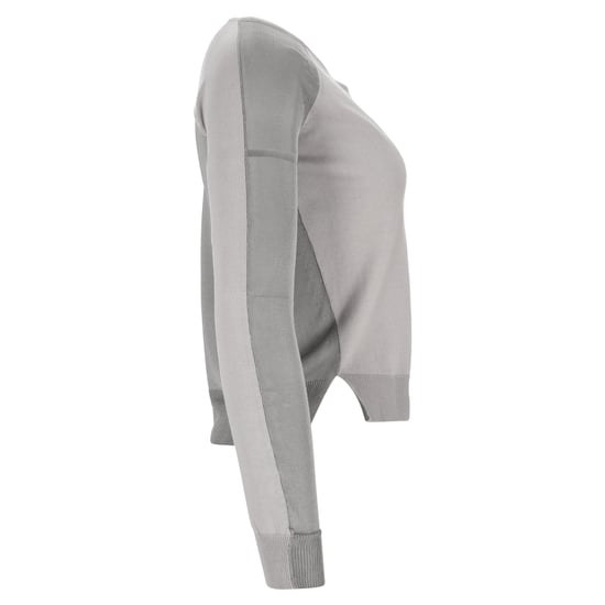 MM6 by Maison Margiela Sweater in Grey Cotton - Image 4