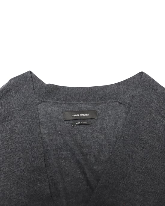 Isabel Marant kofta i mörkgrå kashmir - Image 6