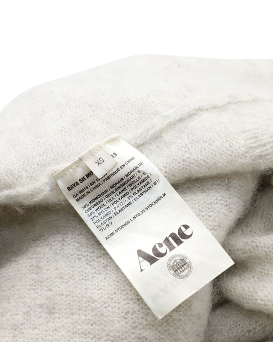 Acne Studios Raya Cardigan in crèmekleurige wol - Image 4