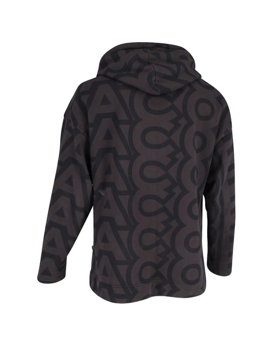 Marc Jacobs Monogram hoodie met trekkoord in bruin katoen - Image 1