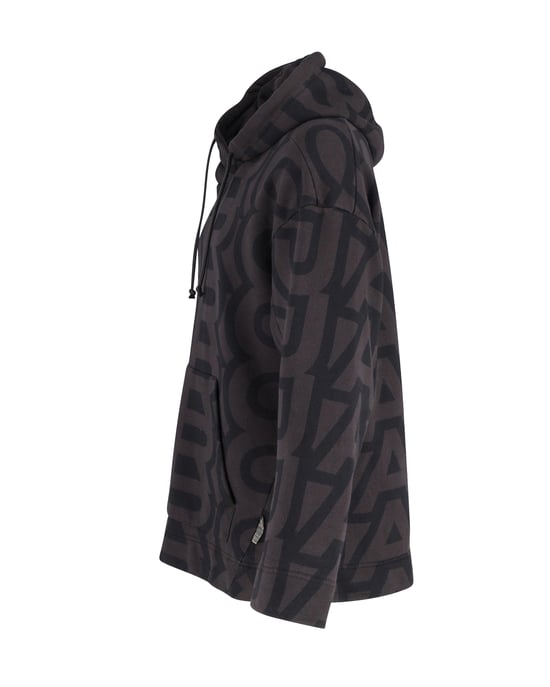Marc Jacobs Monogram hoodie met trekkoord in bruin katoen - Image 2