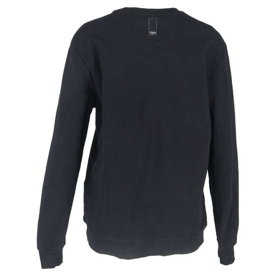 Fendi sweatshirt met ronde hals in zwart katoen - Image 3