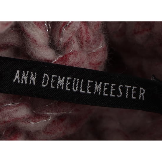 Ann Demeulemeester Kabelgebreide coltrui van roze wol - Image 4